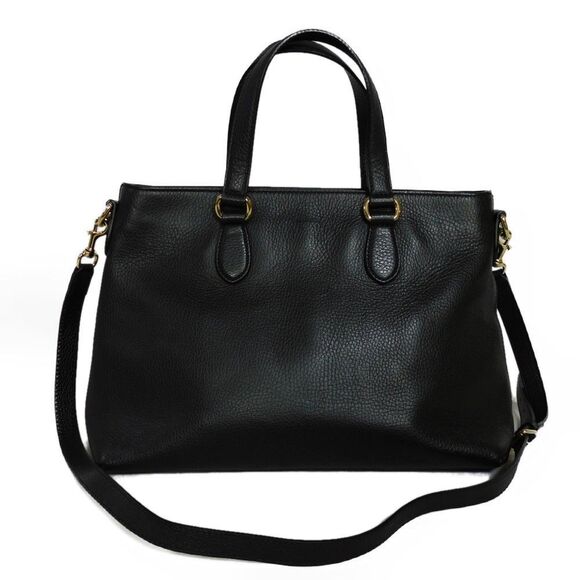 Gucci Fringe Tote Bag Calf Leather Shoulder Bag - Picture 1 of 14